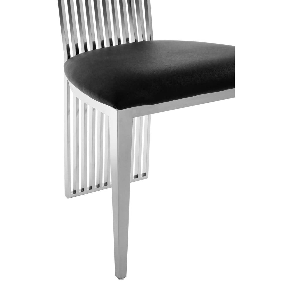 Eliza Silver Finish Dining Chair.