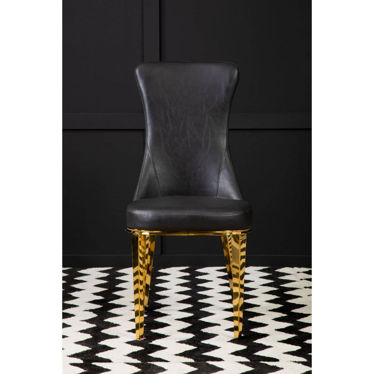 Forli Black Dining Chair.