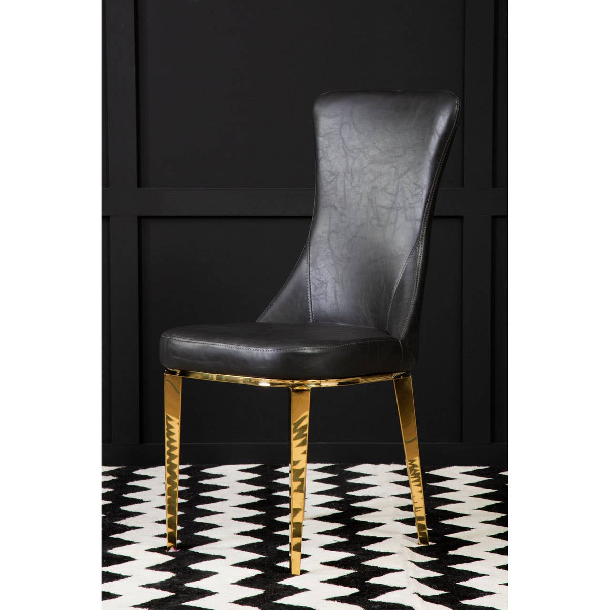 Forli Black Dining Chair.