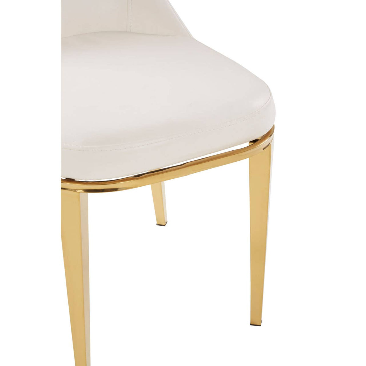 Forli White Dining Chair.