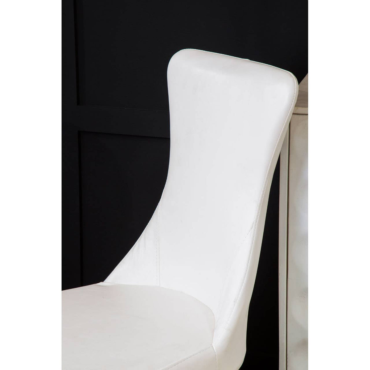 Forli White Dining Chair.