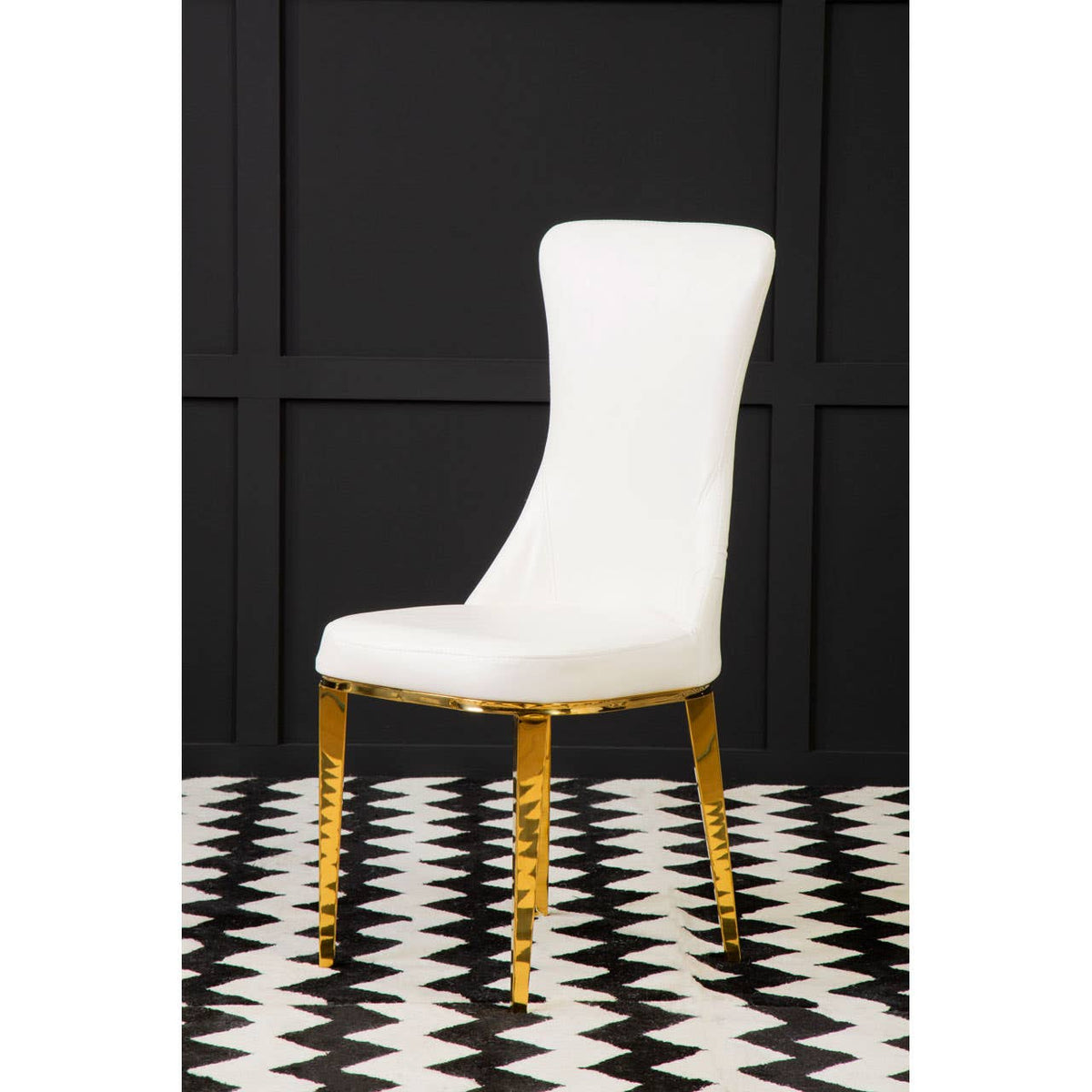 Forli White Dining Chair.
