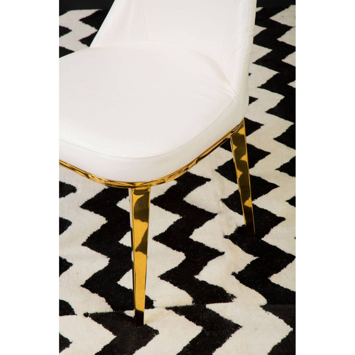 Forli White Dining Chair.