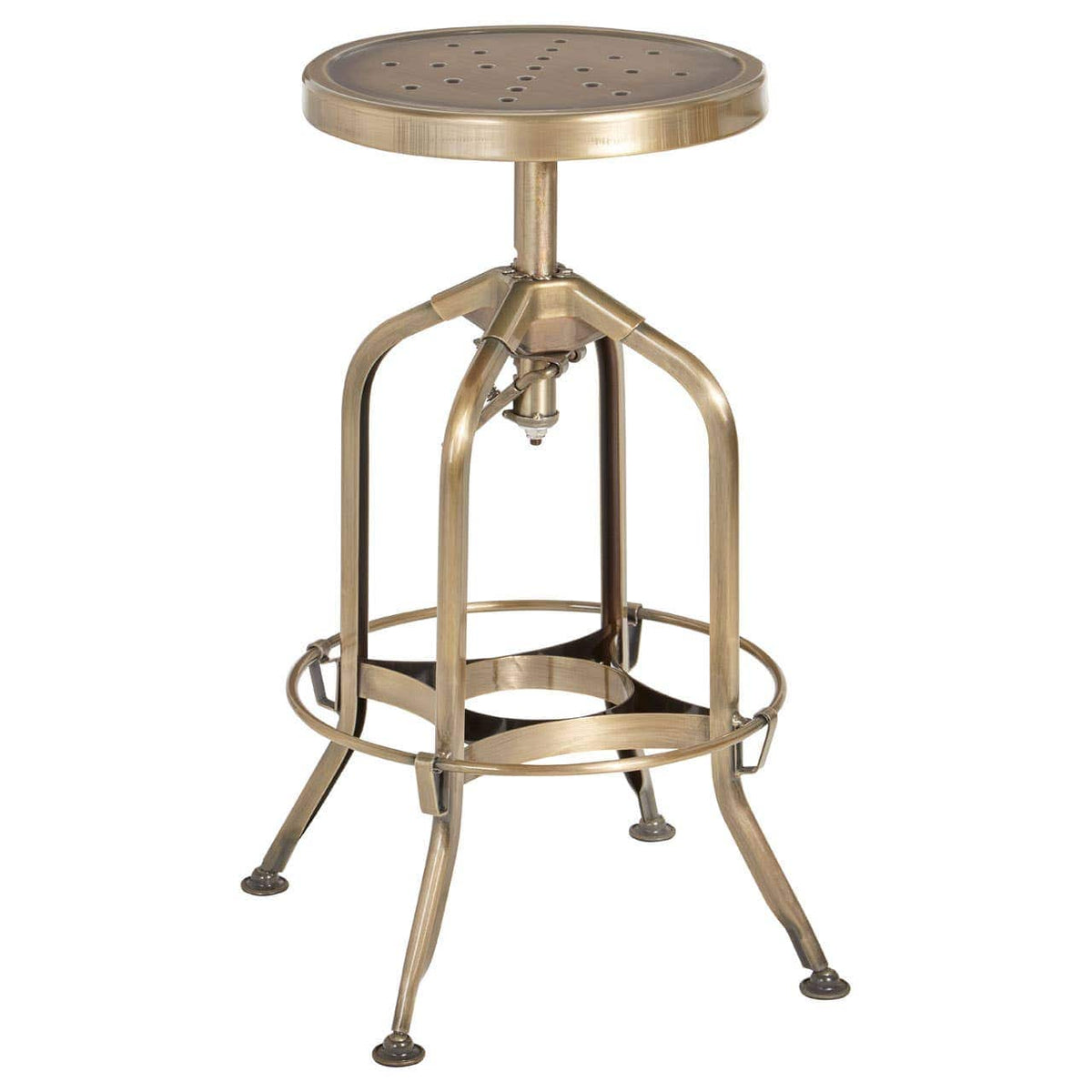 Gator Brass Adjustable Stool.
