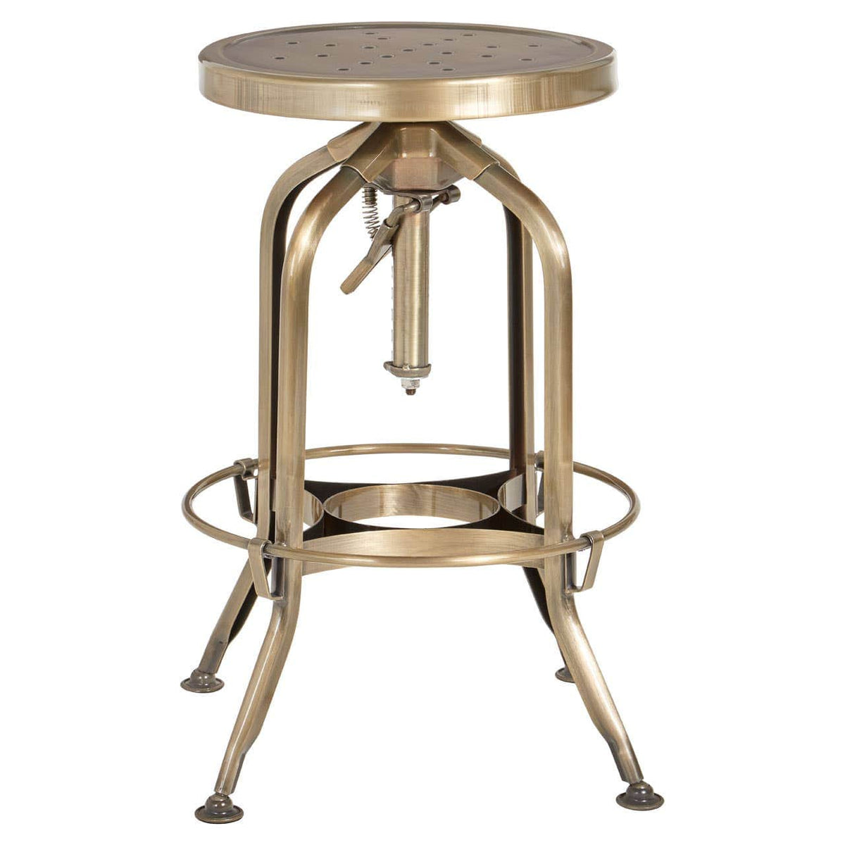 Gator Brass Adjustable Stool.