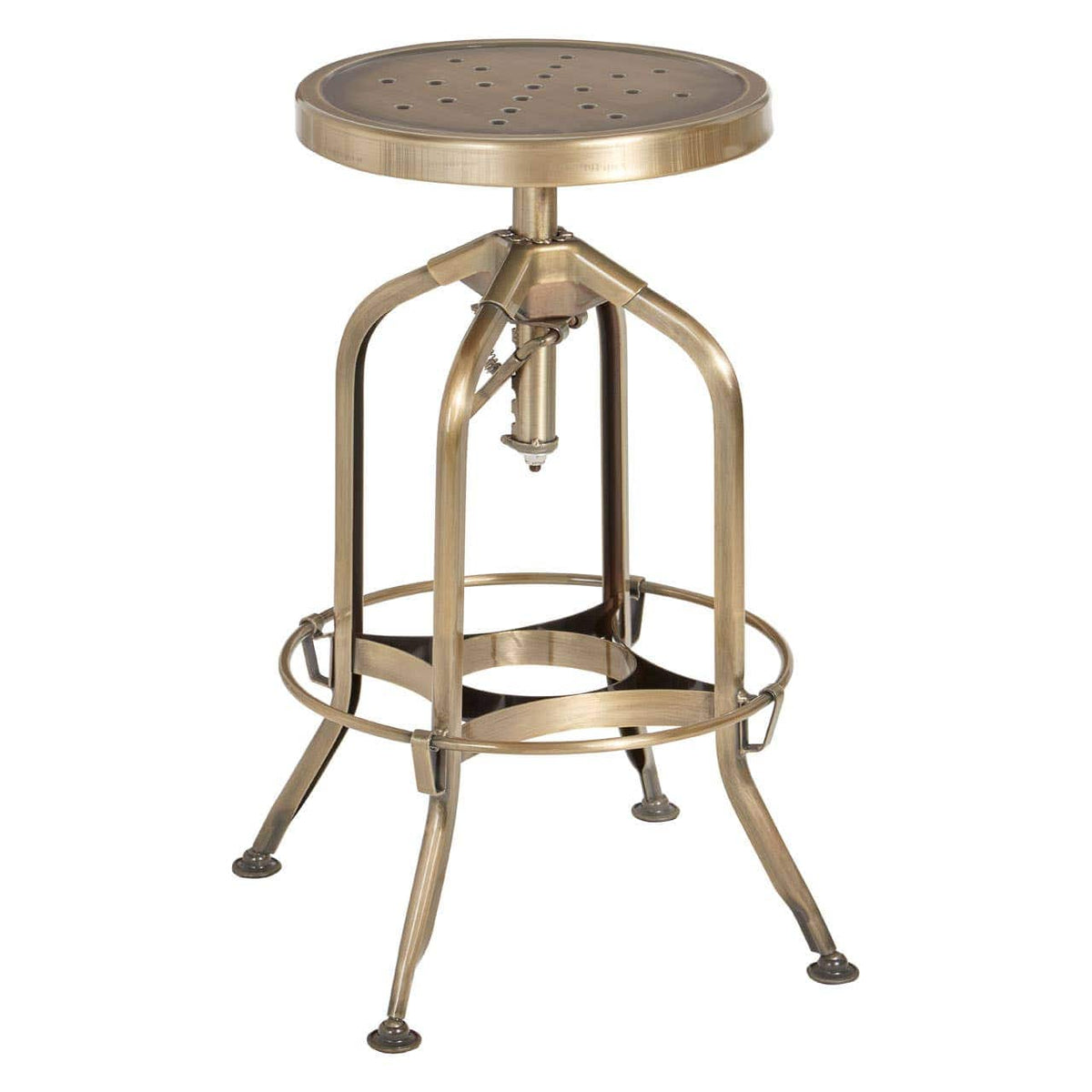 Gator Brass Adjustable Stool.