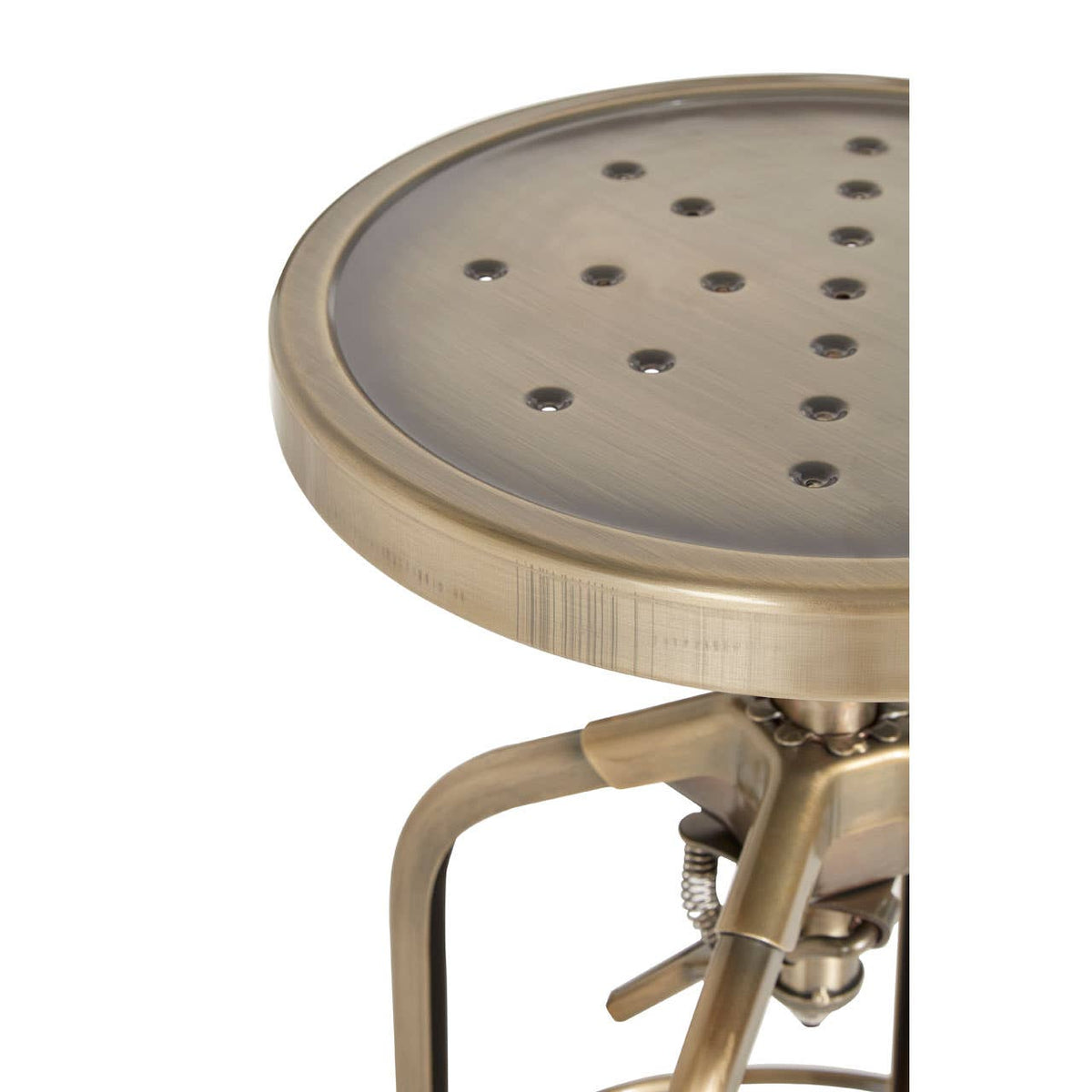 Gator Brass Adjustable Stool.