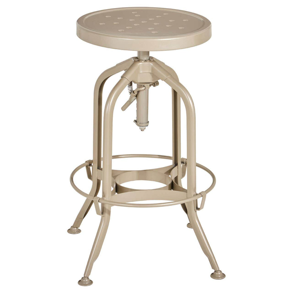 Gator Champagne Finish Adjustable Stool.