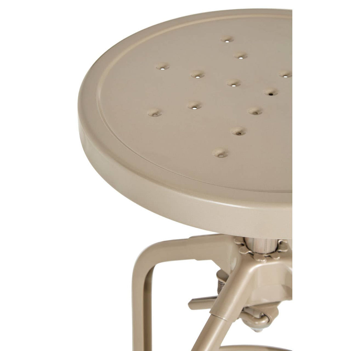 Gator Champagne Finish Adjustable Stool.