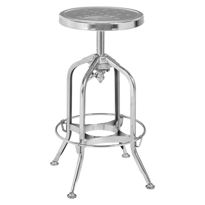 Noosa & Co. Dining Gator Silver Adjustable Stool House of Isabella UK