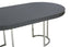 Noosa & Co. Dining Genoa Grey Gloss Finish Oval Dining Table House of Isabella UK