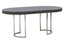 Noosa & Co. Dining Genoa Grey Gloss Finish Oval Dining Table House of Isabella UK