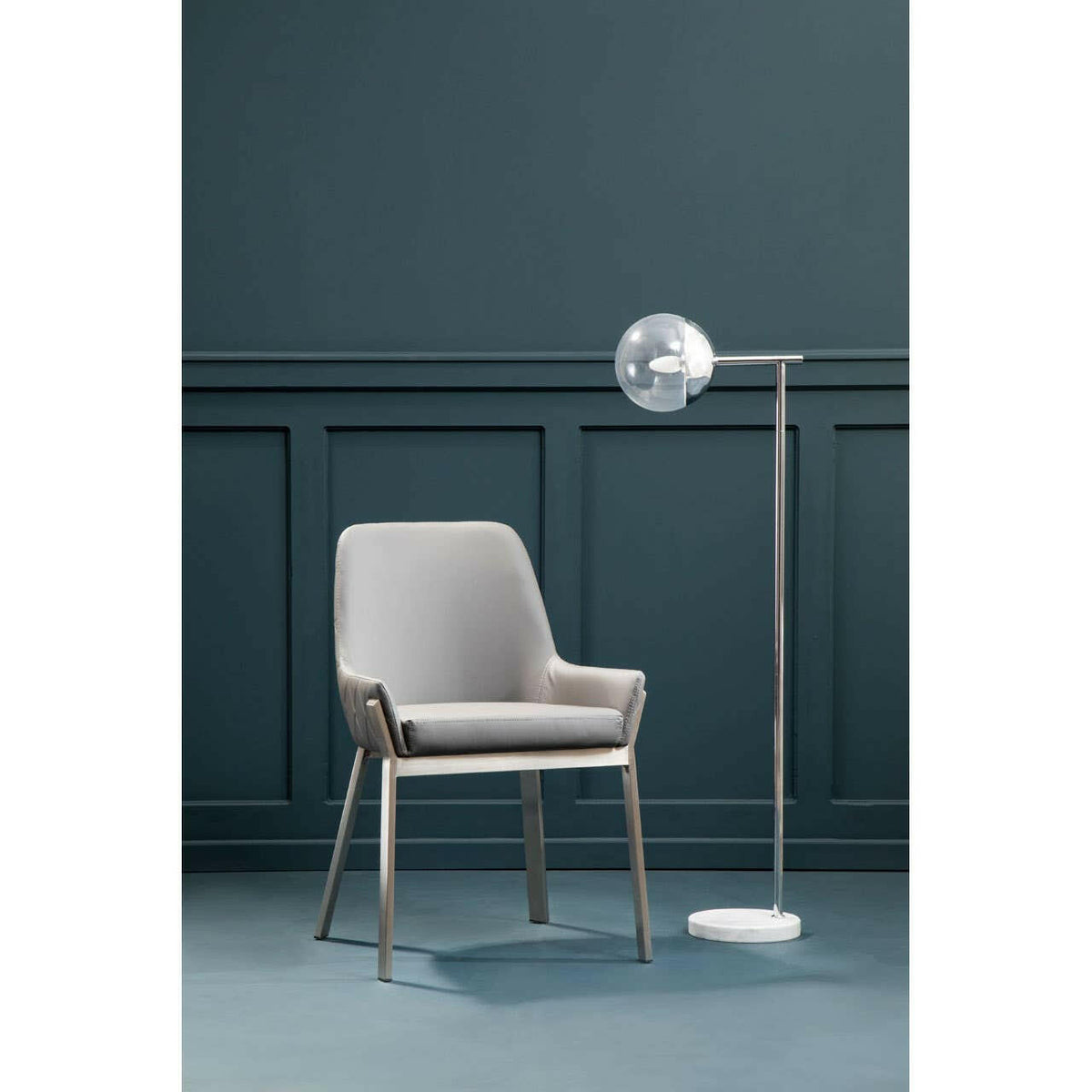 Gilden Dining Chair With Flared Arms.