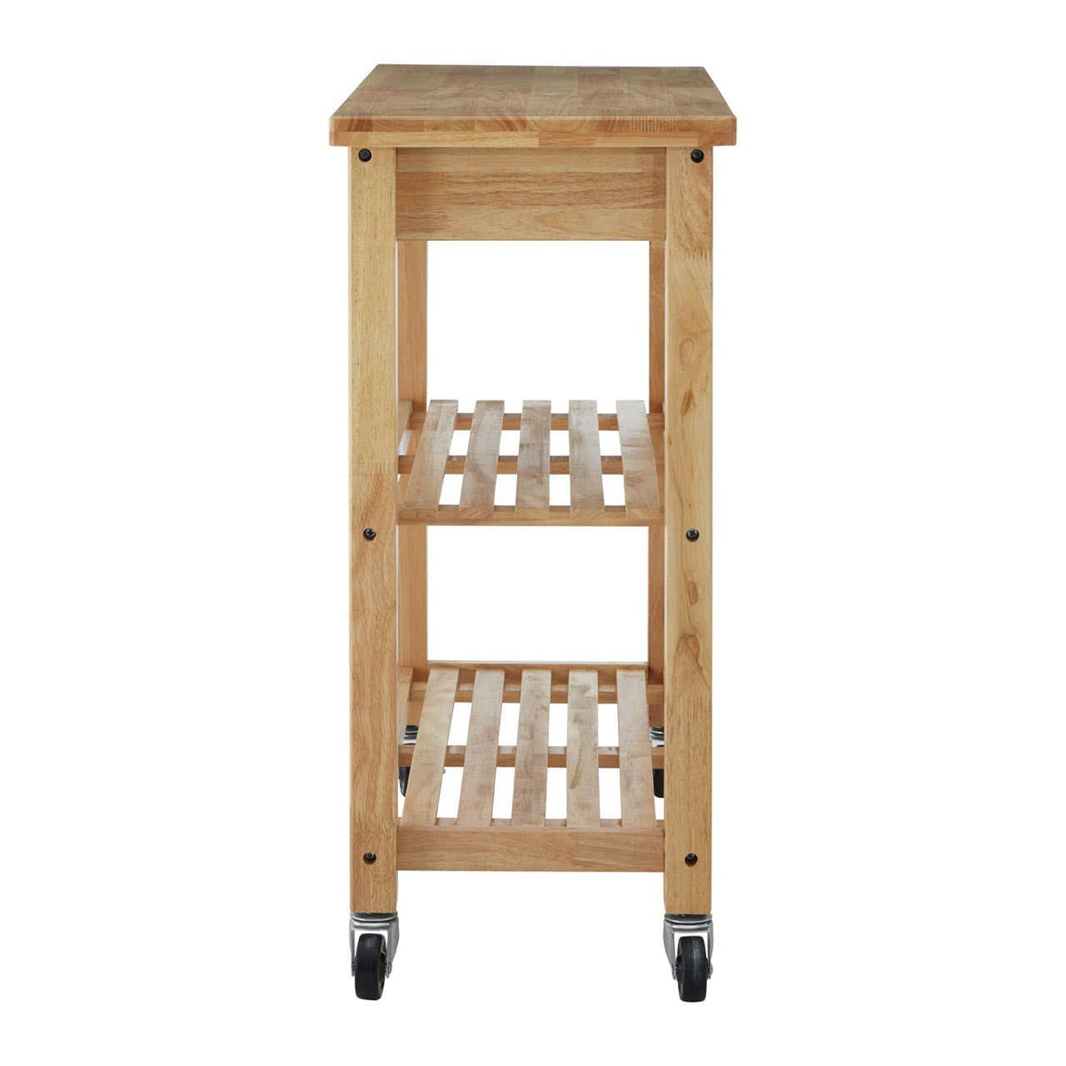 Glenn Tropical Hevea Wood Kitchen Trolley.