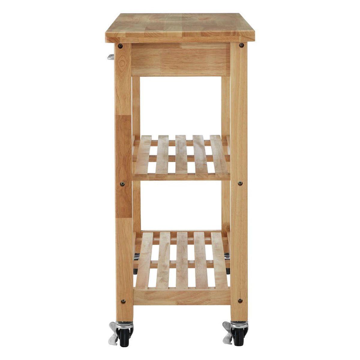 Glenn Tropical Hevea Wood Kitchen Trolley.
