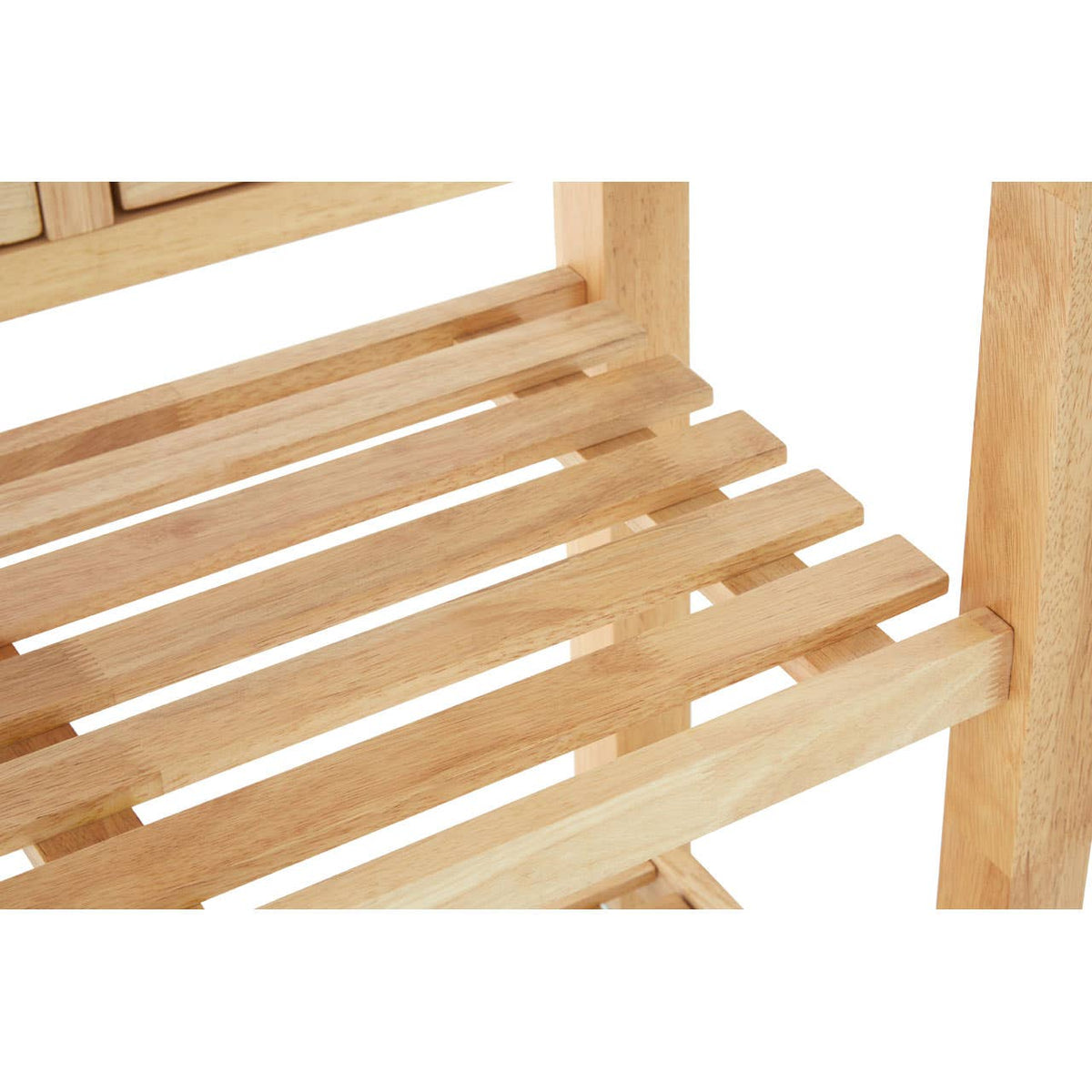 Glenn Tropical Hevea Wood Kitchen Trolley.