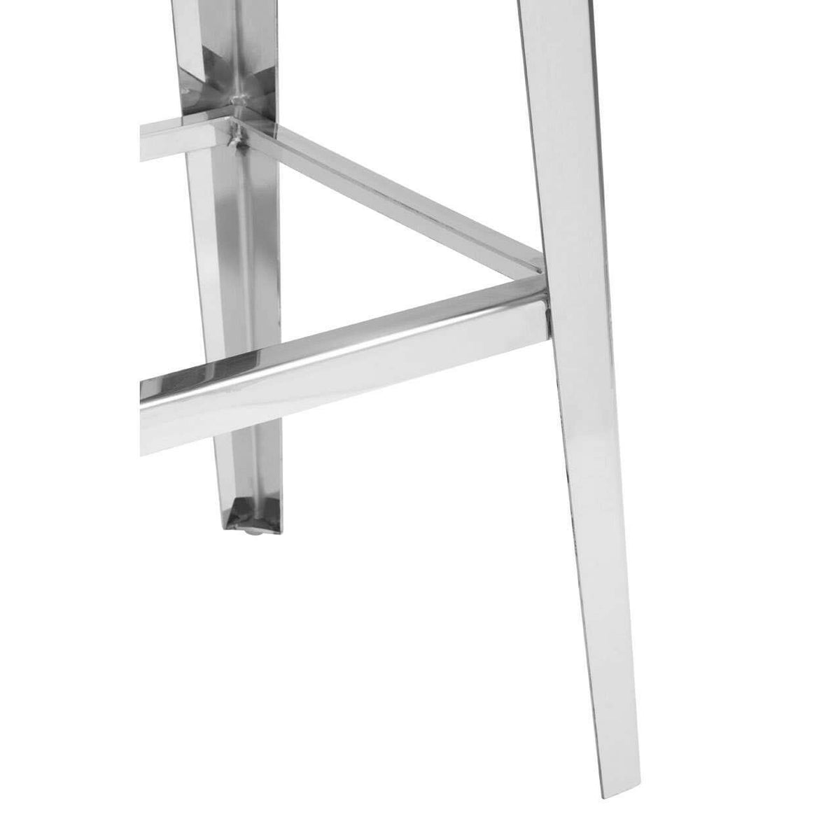 Horizon Silver Bar Stool.