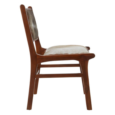 Noosa & Co. Dining Kendari Dining Chair With Natural Cow Leather House of Isabella UK