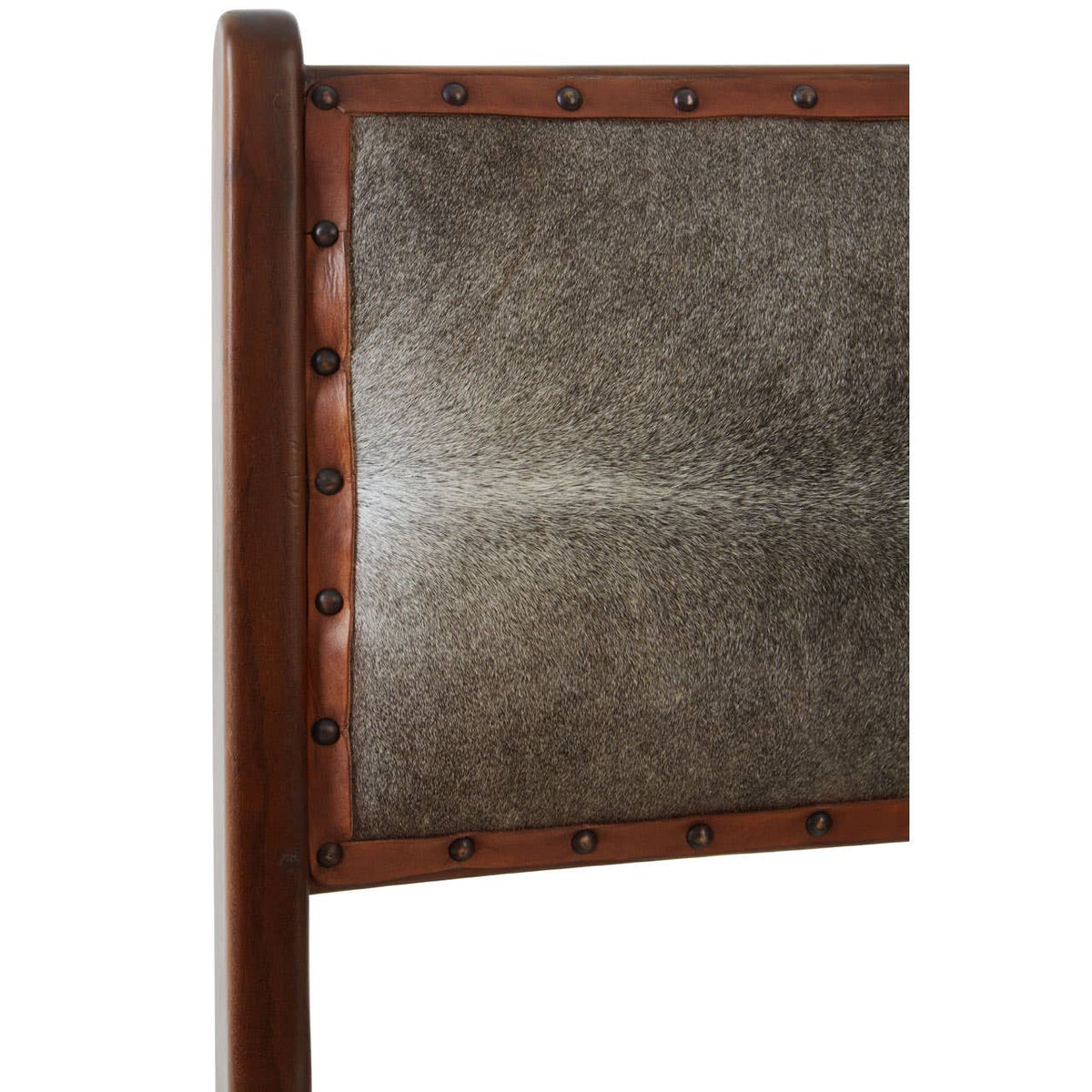 Kendari Dining Chair With Natural Cow Leather.