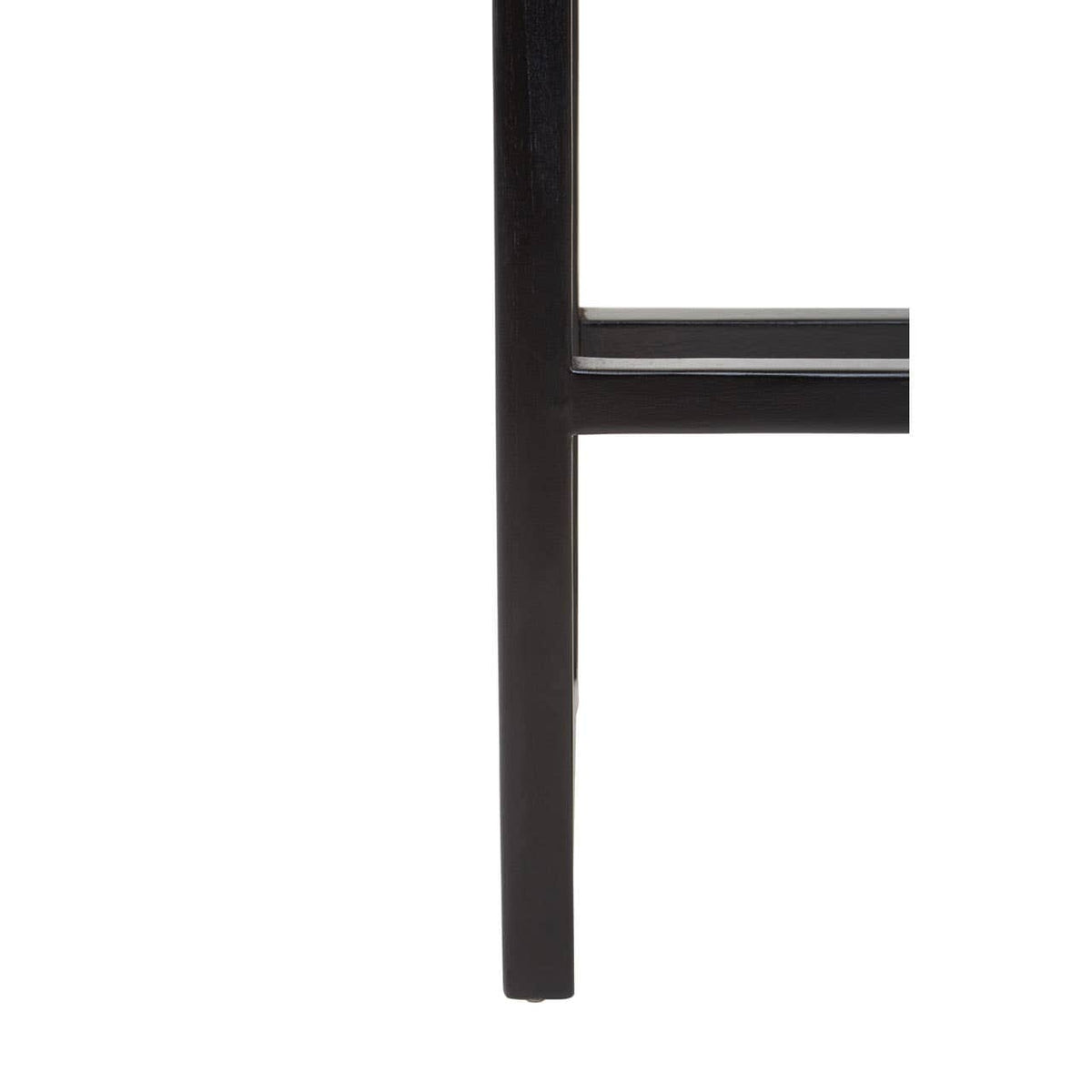 Kendari Grey Leather Bar Stool.