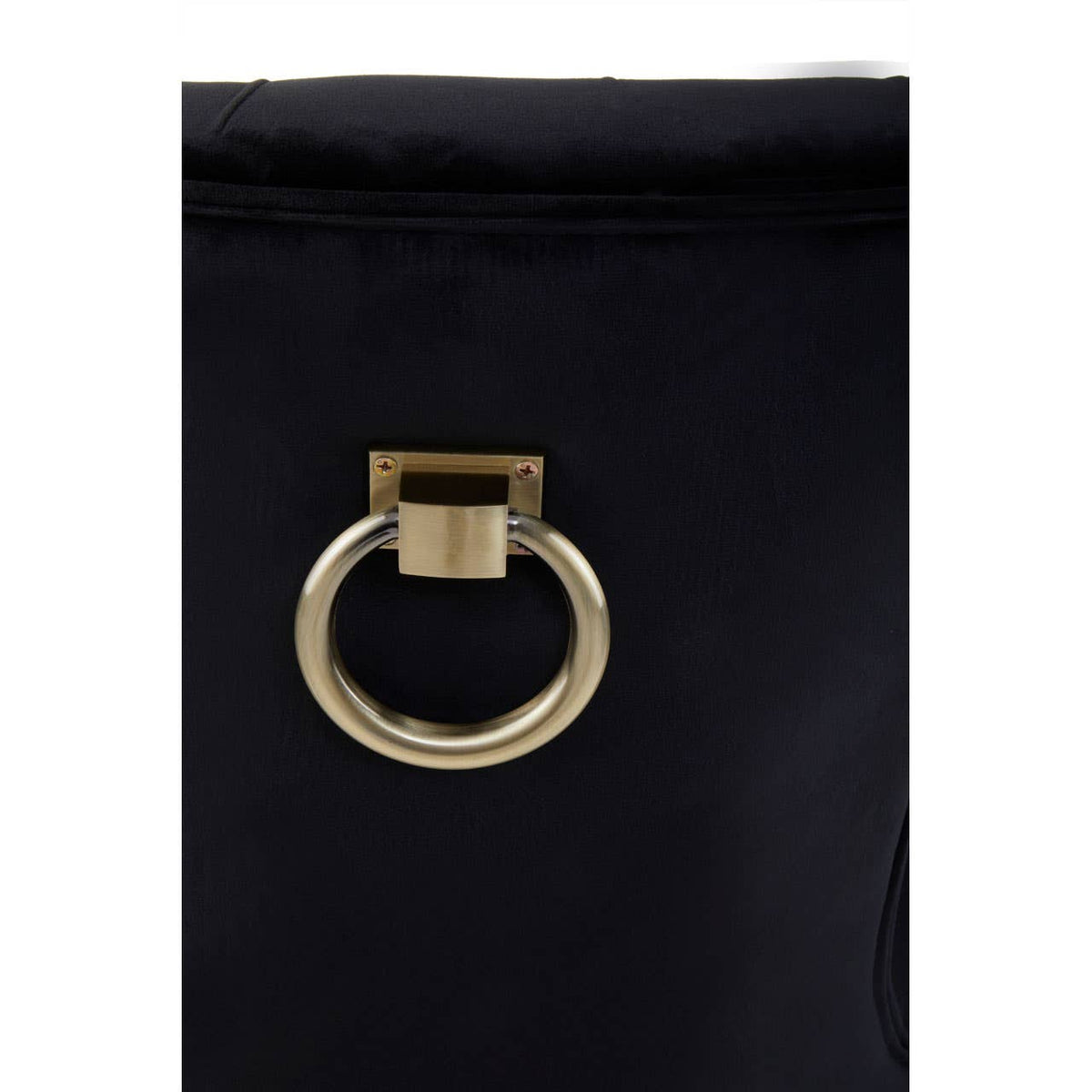 Kensington Townhouse Black Buttoned Dining Chair.