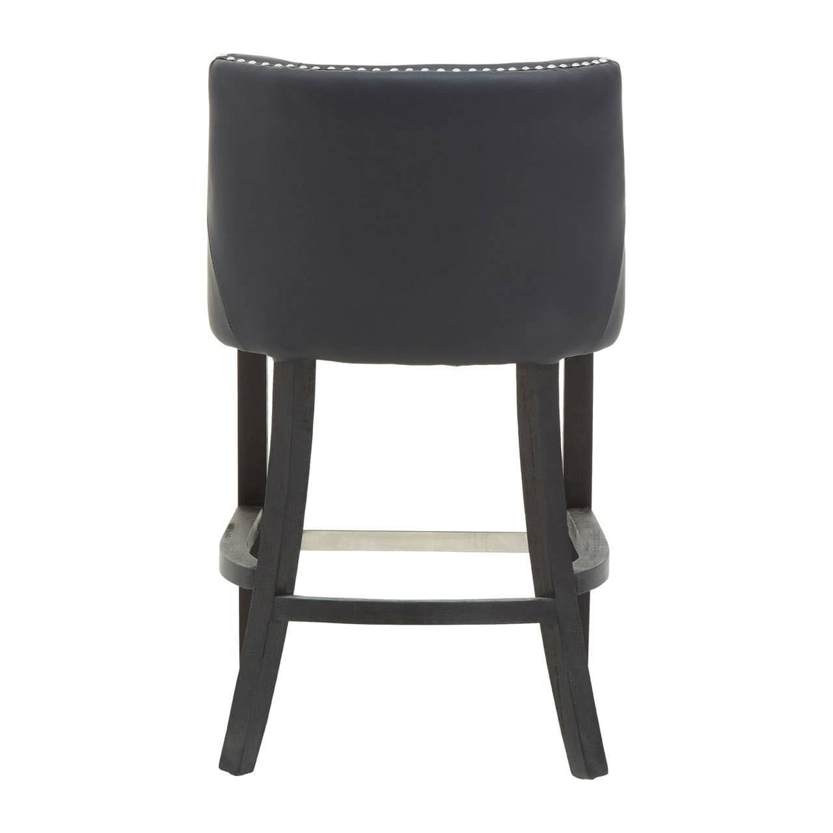 Kensington Townhouse Black Hevea Bar Chair.
