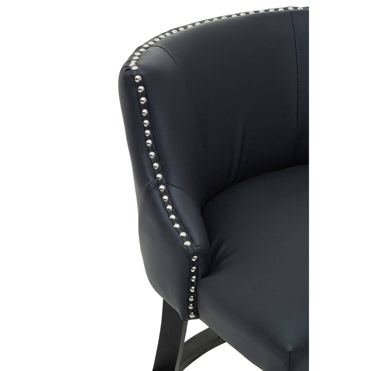 Kensington Townhouse Black Hevea Bar Chair.