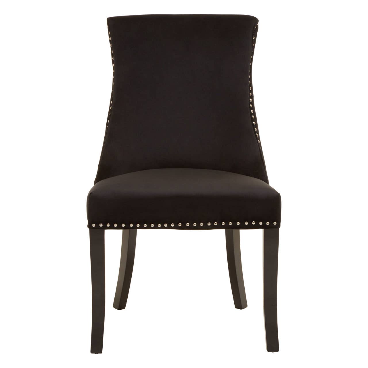 Noosa & Co. Dining Kensington Townhouse Black Velvet Dining Chair House of Isabella UK