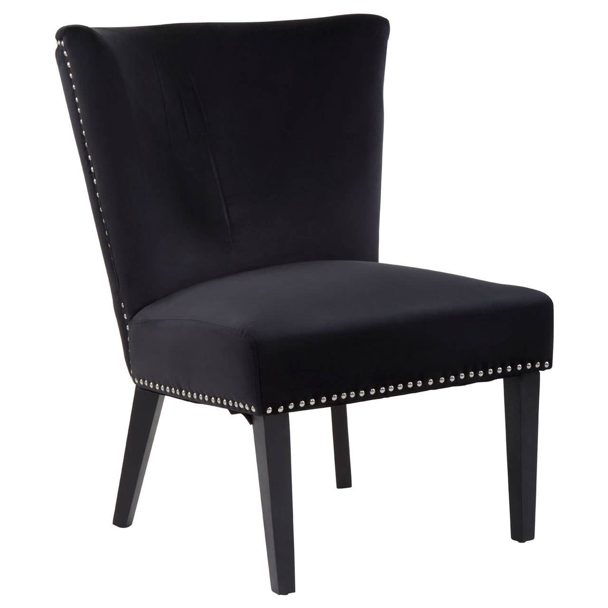 Kensington Townhouse Black Winged Dining Chair.