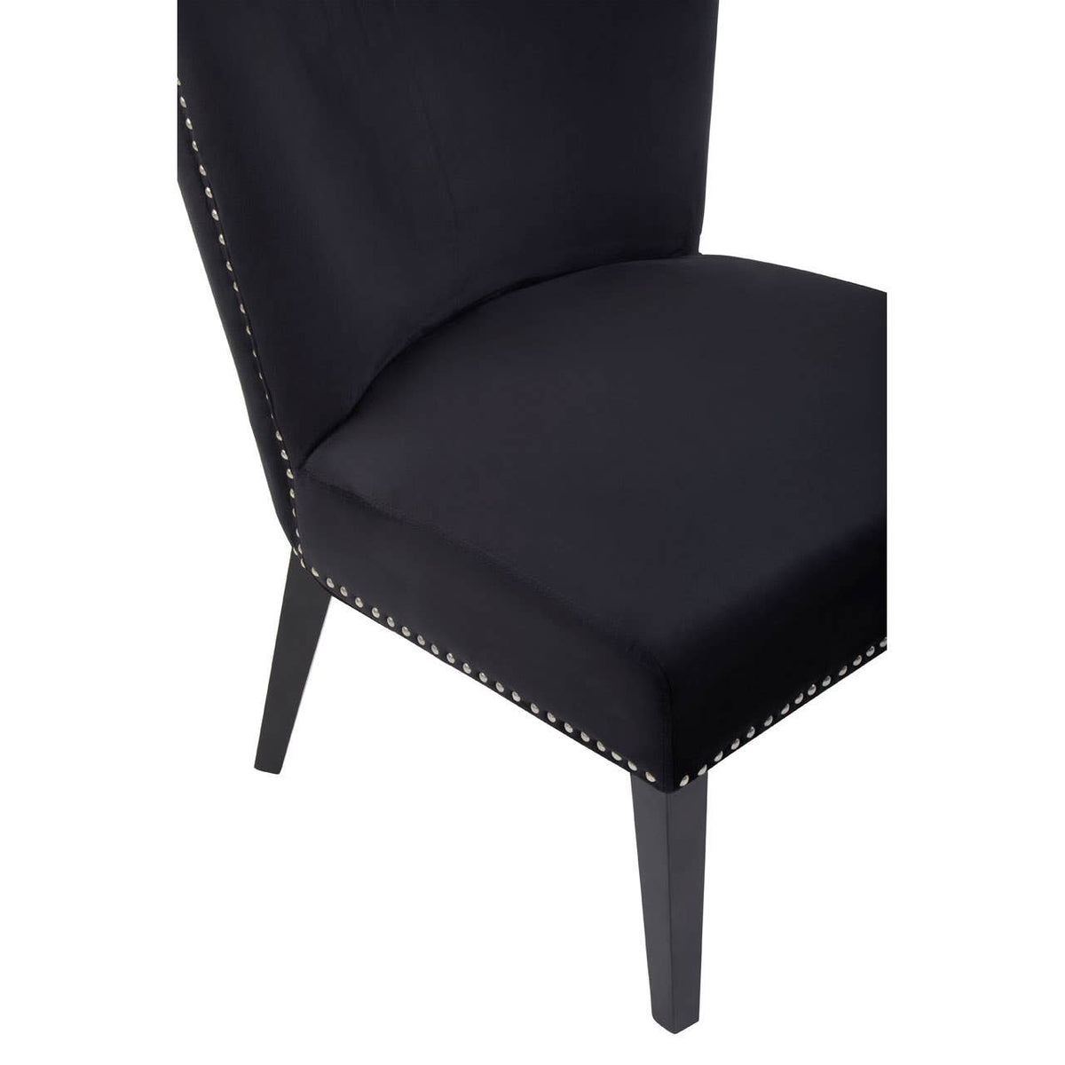 Kensington Townhouse Black Winged Dining Chair.