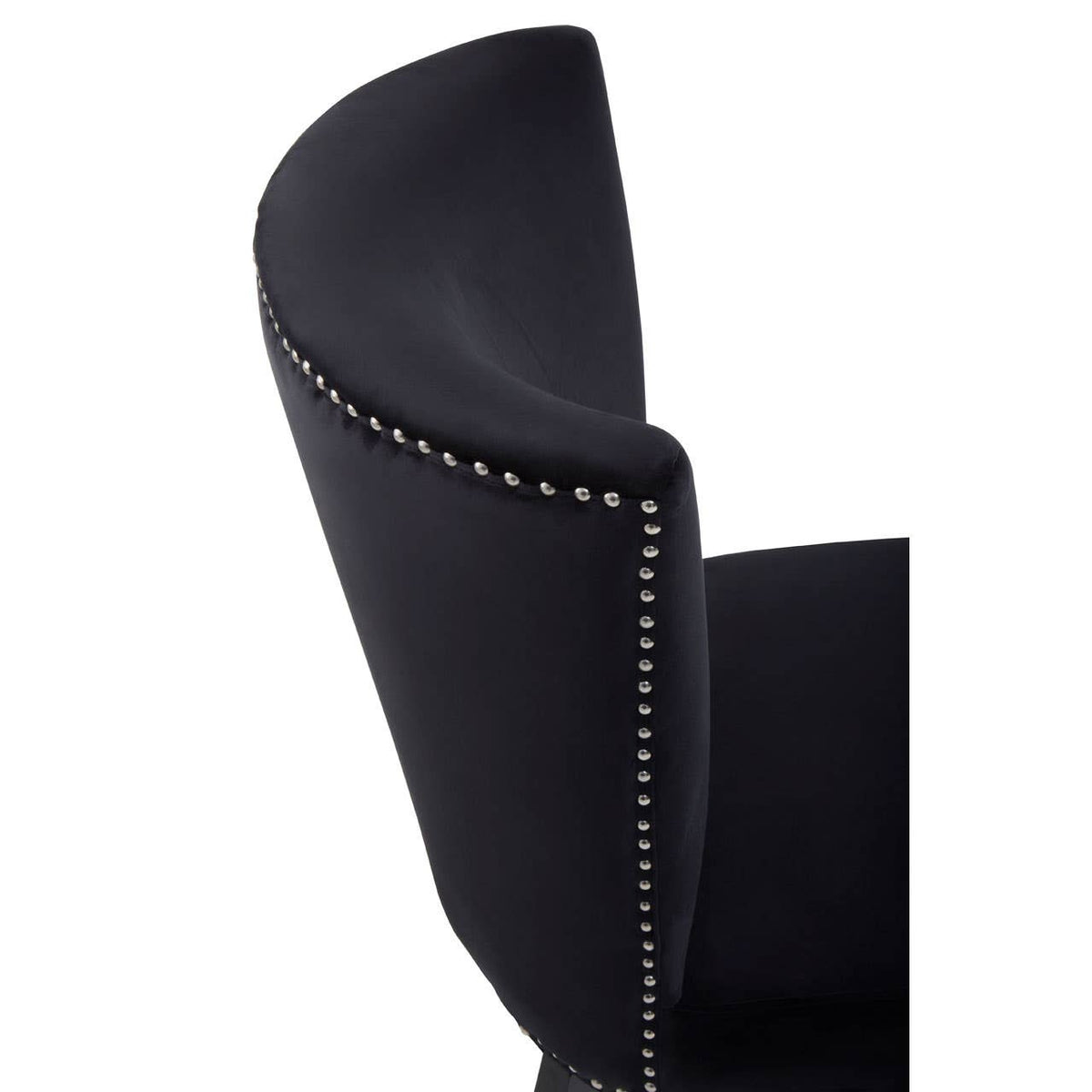 Kensington Townhouse Black Winged Dining Chair.