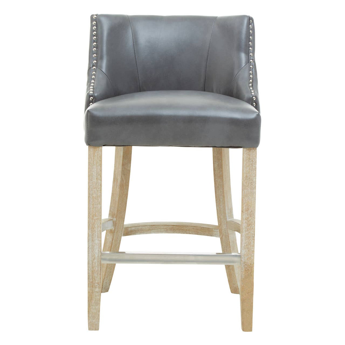 Kensington Townhouse Grey Hevea Bar Chair.