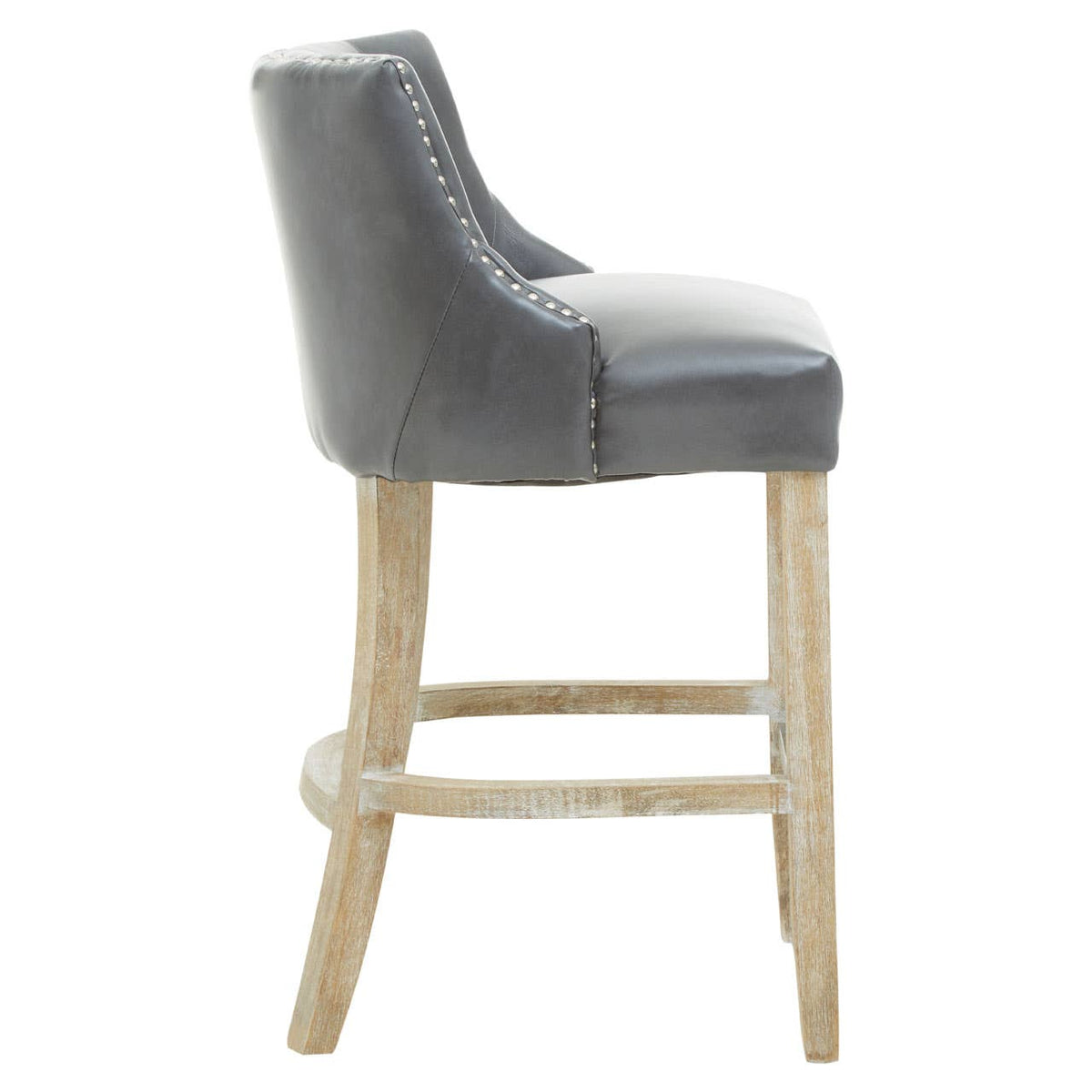 Kensington Townhouse Grey Hevea Bar Chair.