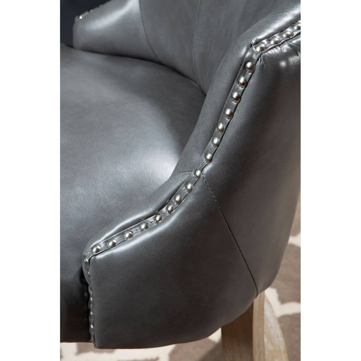 Kensington Townhouse Grey Hevea Bar Chair.