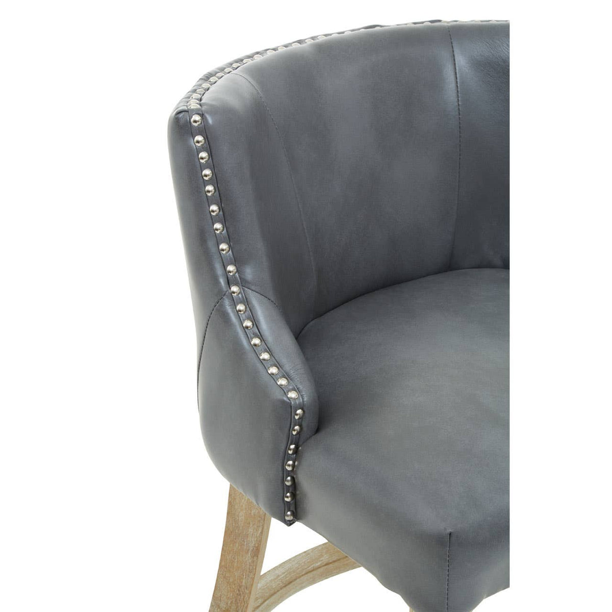 Kensington Townhouse Grey Hevea Bar Chair.