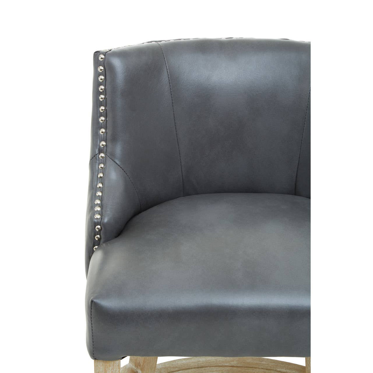 Kensington Townhouse Grey Hevea Bar Chair.