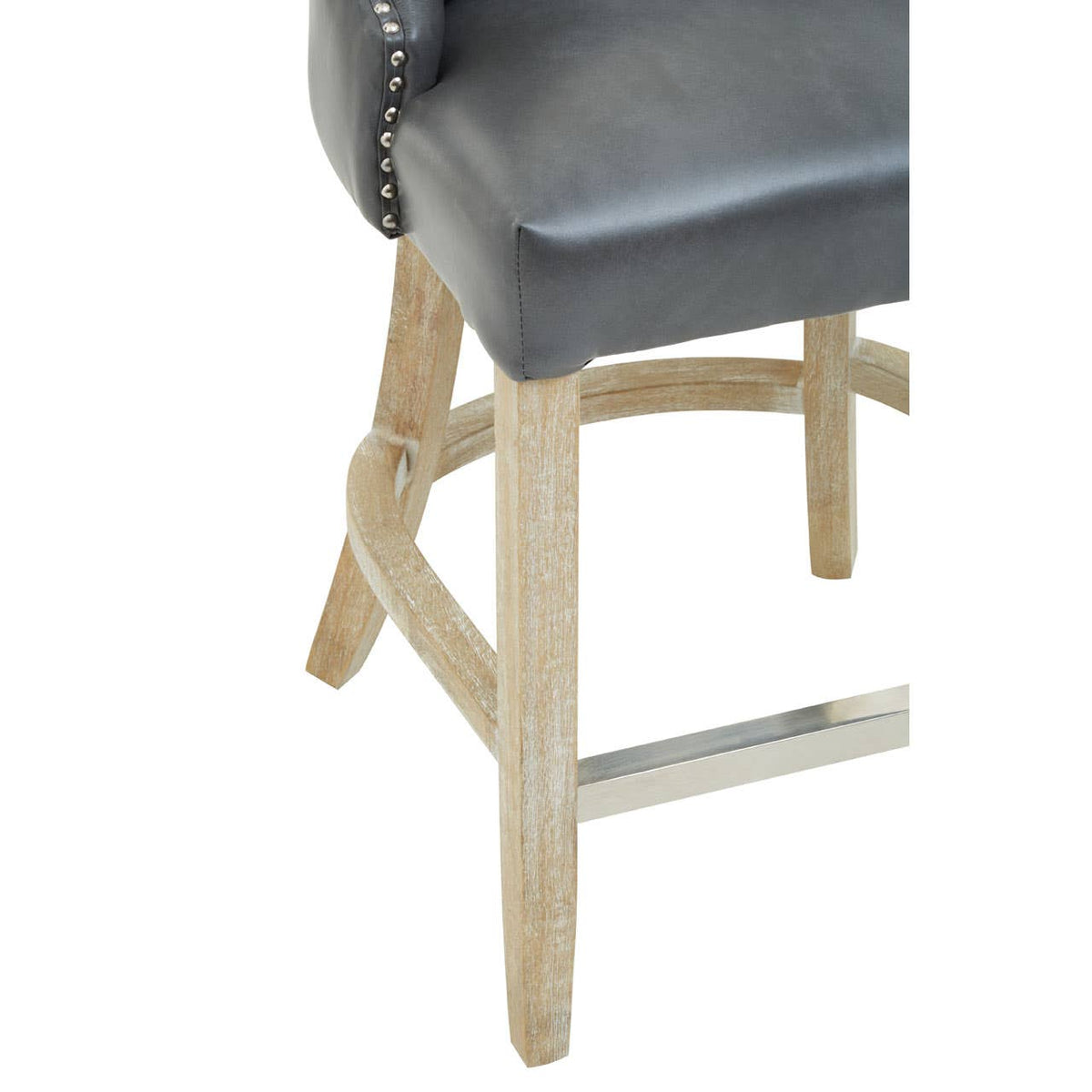 Kensington Townhouse Grey Hevea Bar Chair.