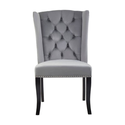 Noosa & Co. Dining Kensington Townhouse Grey Velvet Dining Chair House of Isabella UK