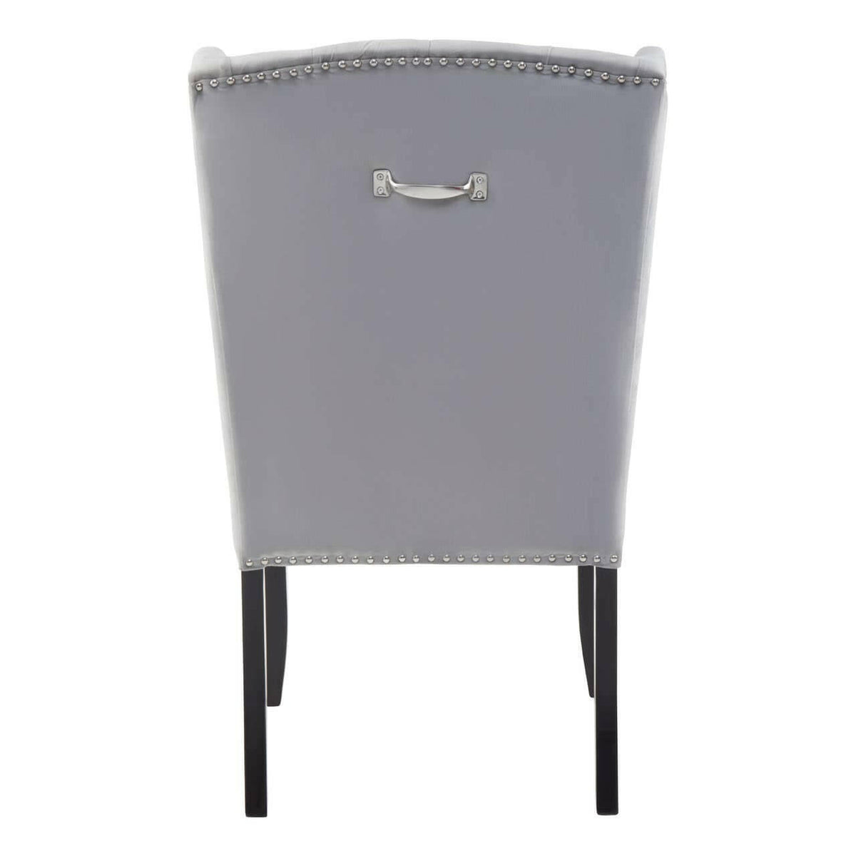 Kensington Townhouse Grey Velvet Dining Chair.