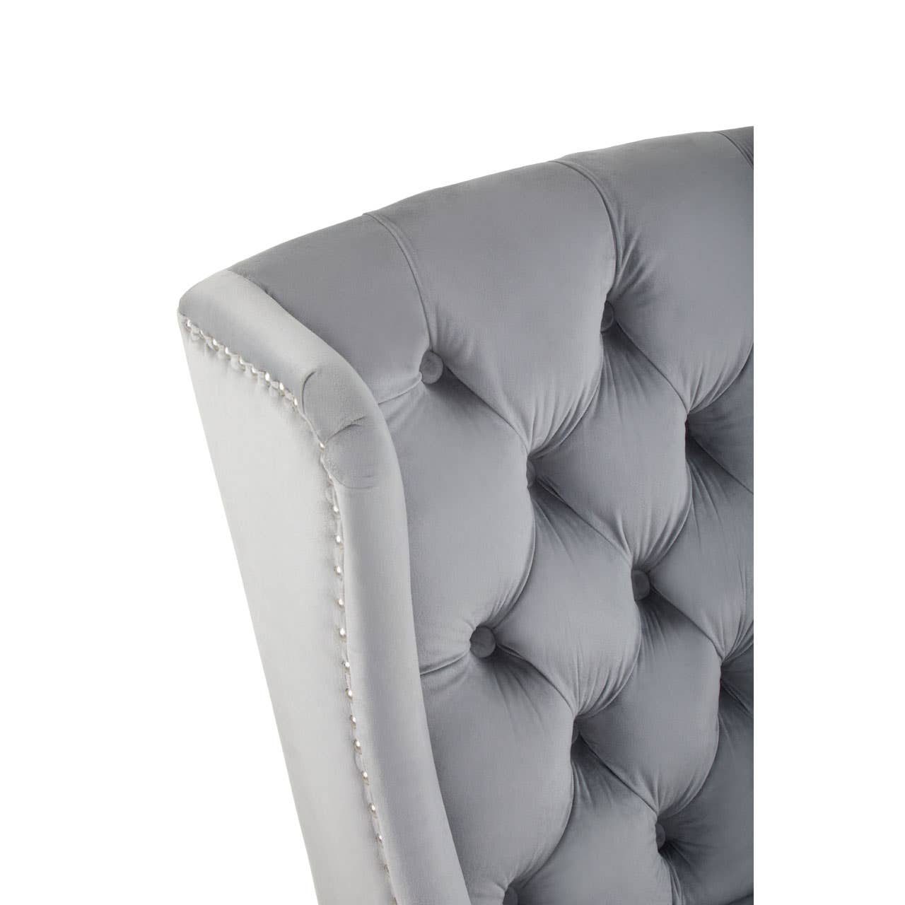 Noosa & Co. Dining Kensington Townhouse Grey Velvet Dining Chair House of Isabella UK