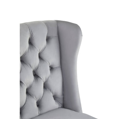 Noosa & Co. Dining Kensington Townhouse Grey Velvet Dining Chair House of Isabella UK