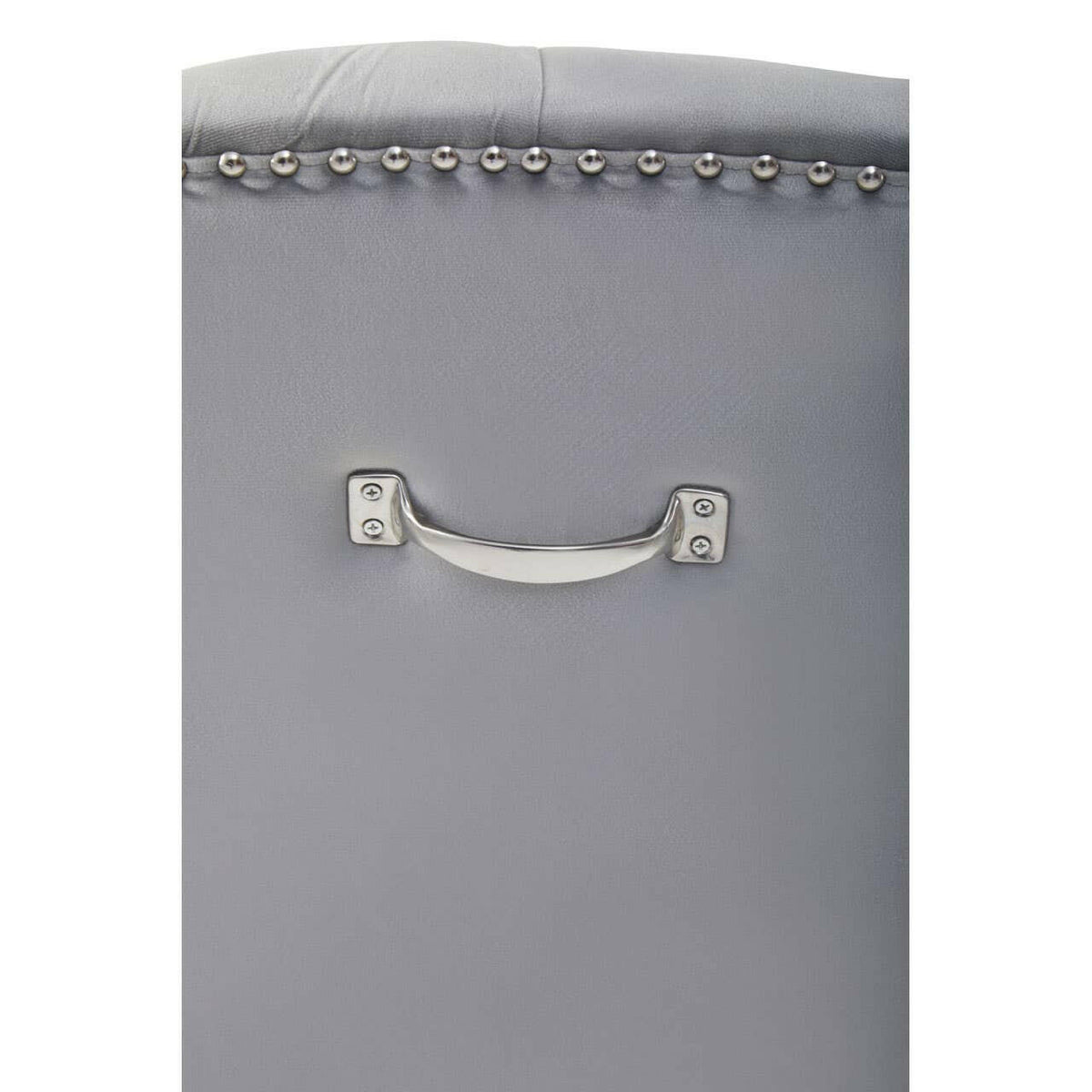 Kensington Townhouse Grey Velvet Dining Chair.