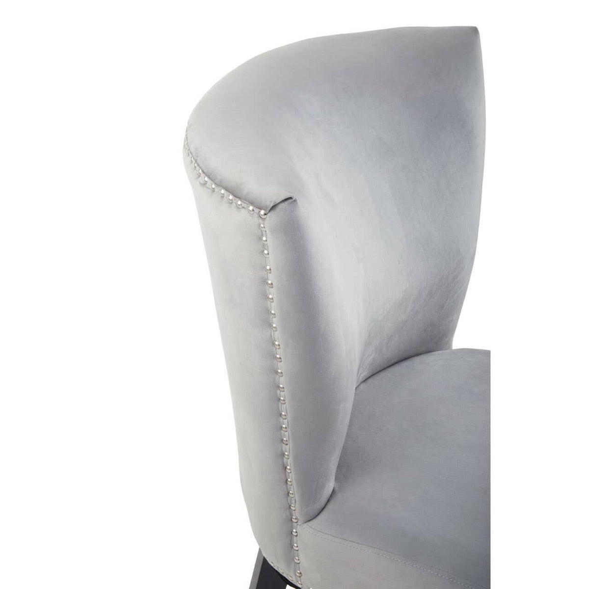 Kensington Townhouse Grey Winged Dining Chair.