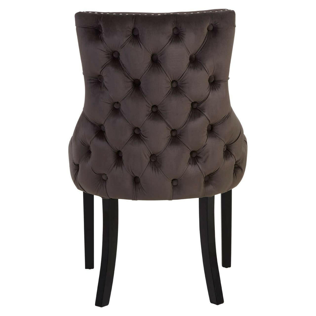 Kensington Townhouse Mink Velvet Dining Chair.