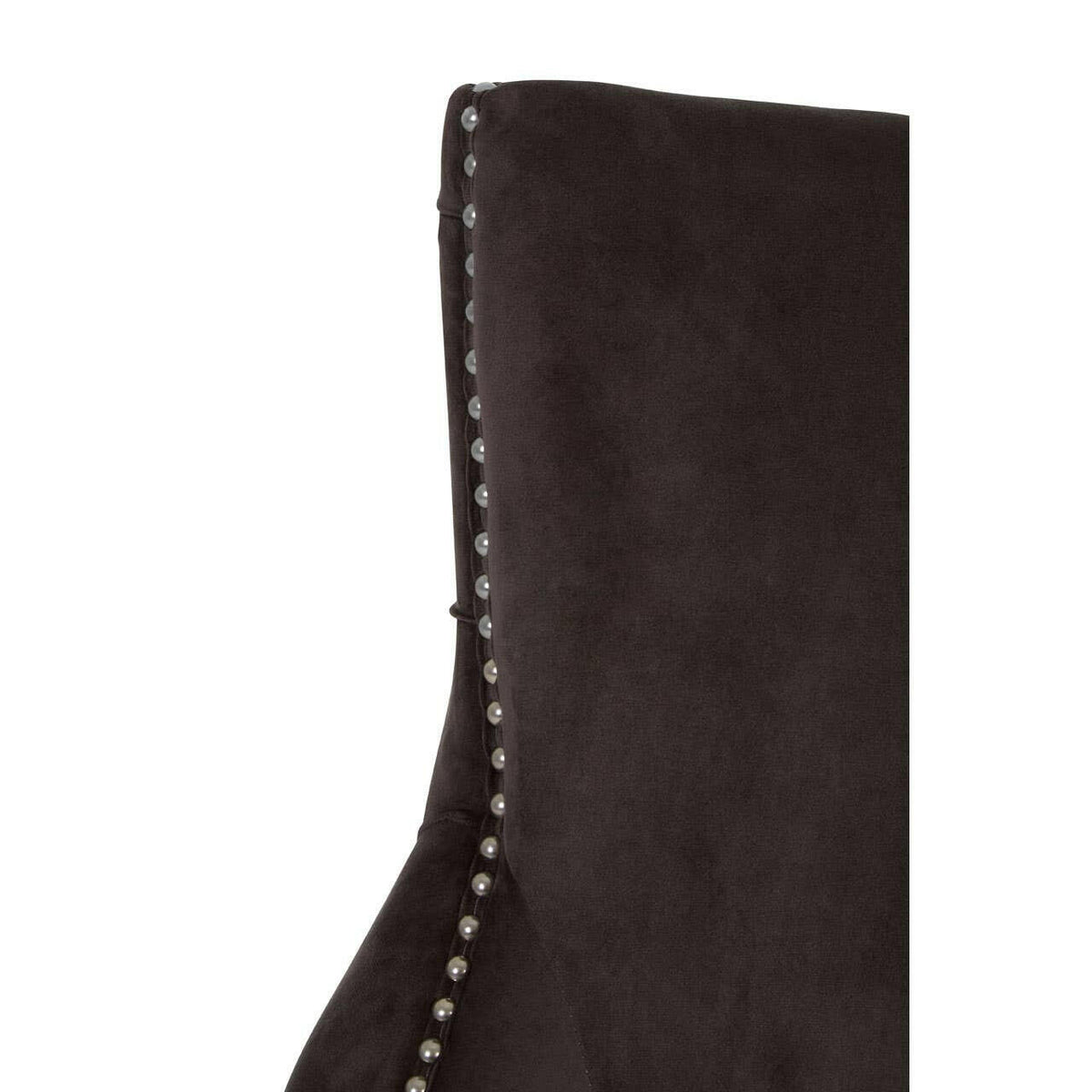 Kensington Townhouse Mink Velvet Dining Chair.