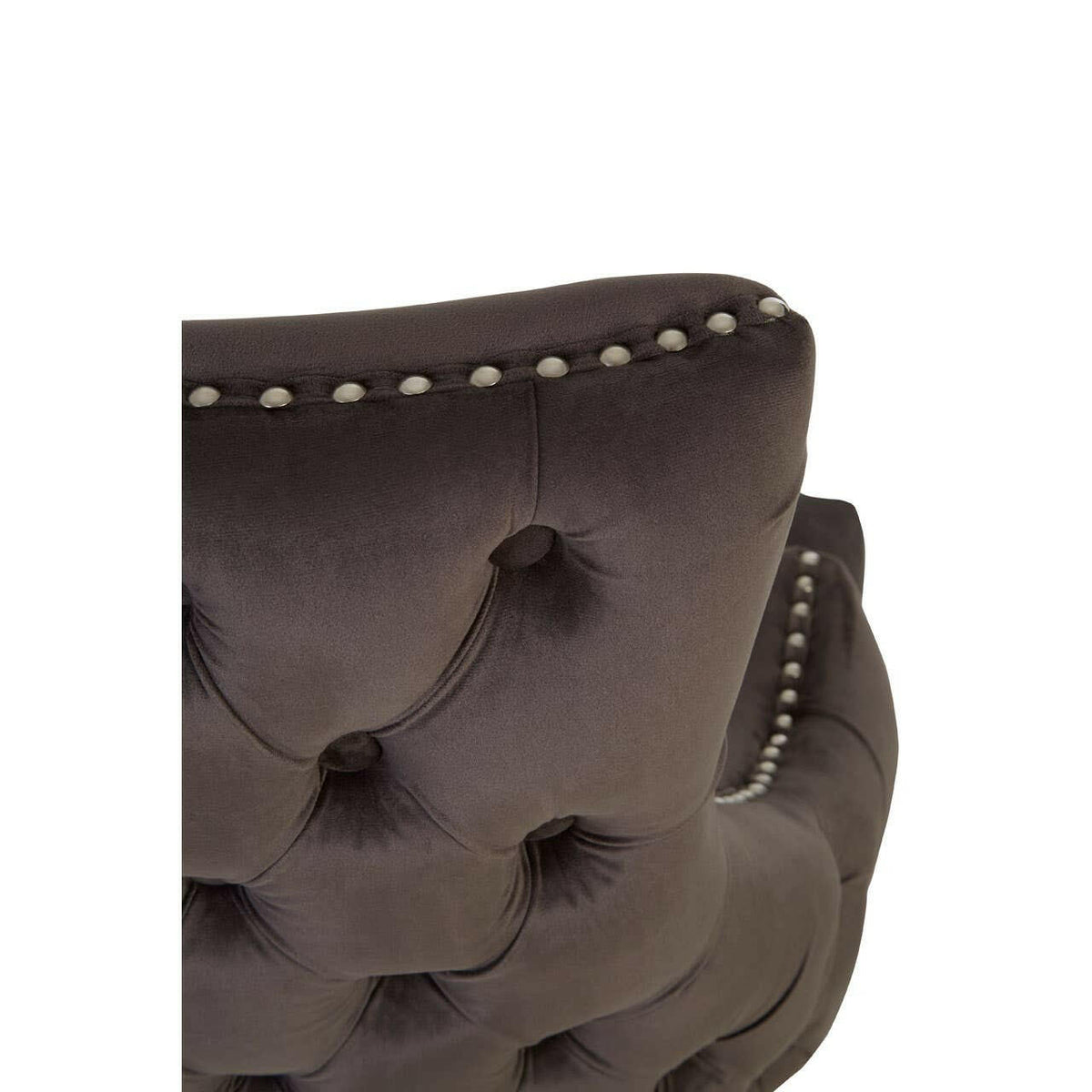 Kensington Townhouse Mink Velvet Dining Chair.