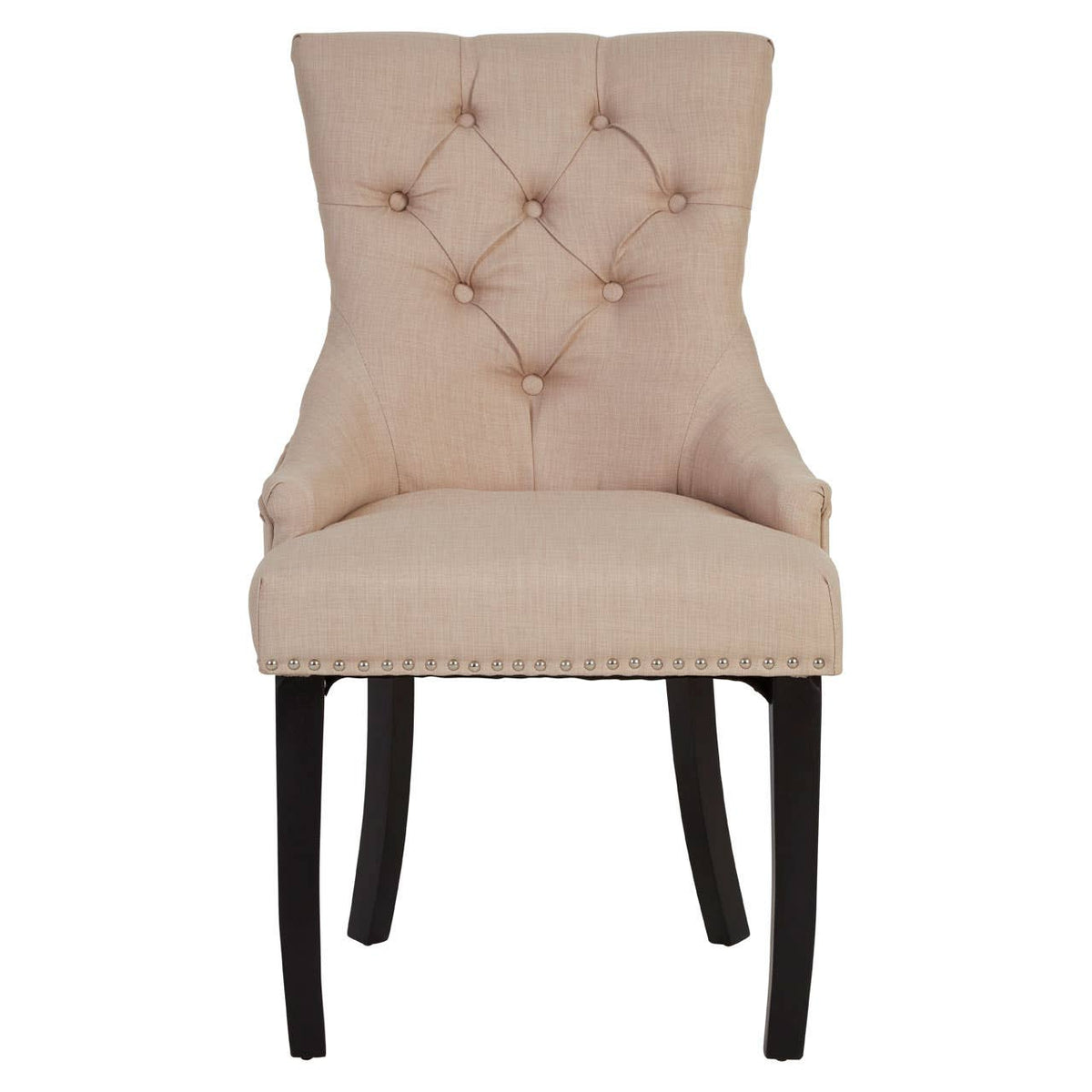 Kensington Townhouse Natural Linen Dining Chair.