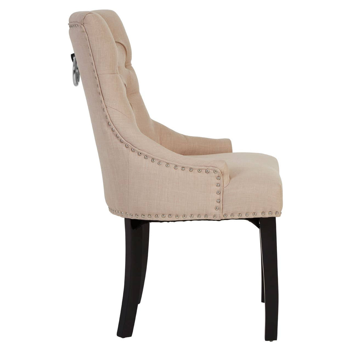 Kensington Townhouse Natural Linen Dining Chair.