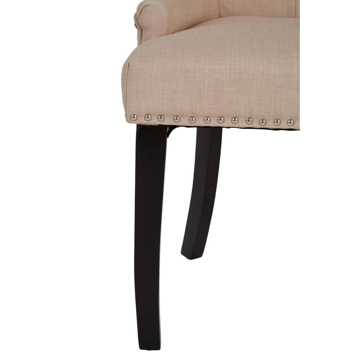 Kensington Townhouse Natural Linen Dining Chair.