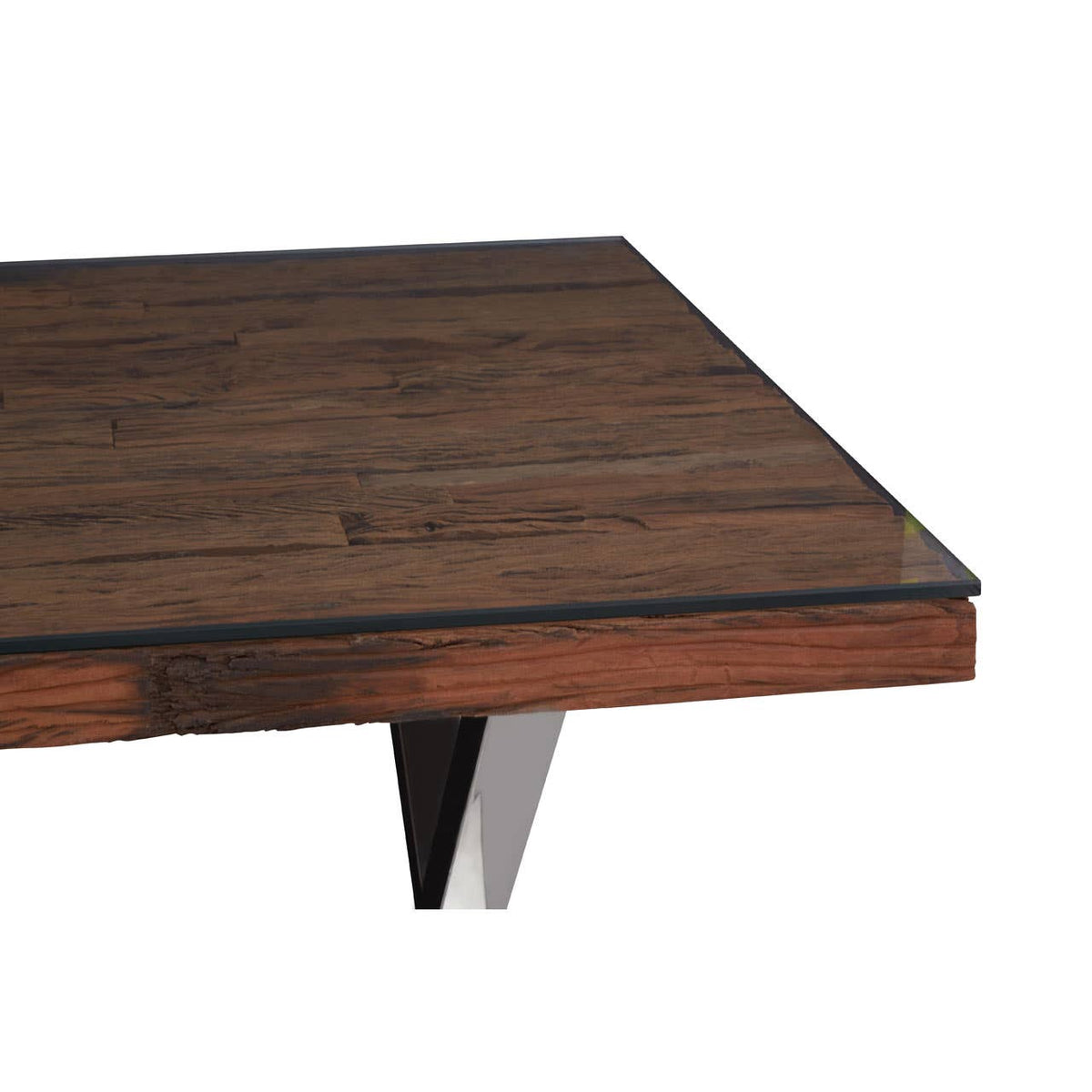 Kindo Natural Dining Table With Cross Base.